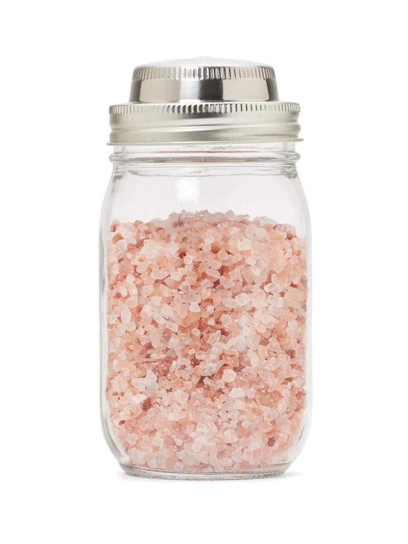 Jarware Stainless Steel Spice Shaker, Regular Mouth Mason Jar Spice Lid - Image 1